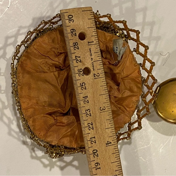 Gold Mesh Evening Bag Whiting and Davis - Picture 7 of 10